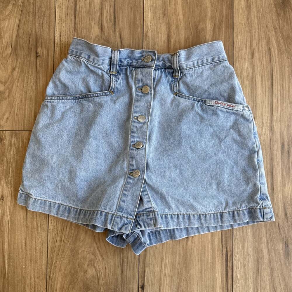 Vintage Y2K Squeeze Jeans Skort Size 9/10 see measurements retro denim